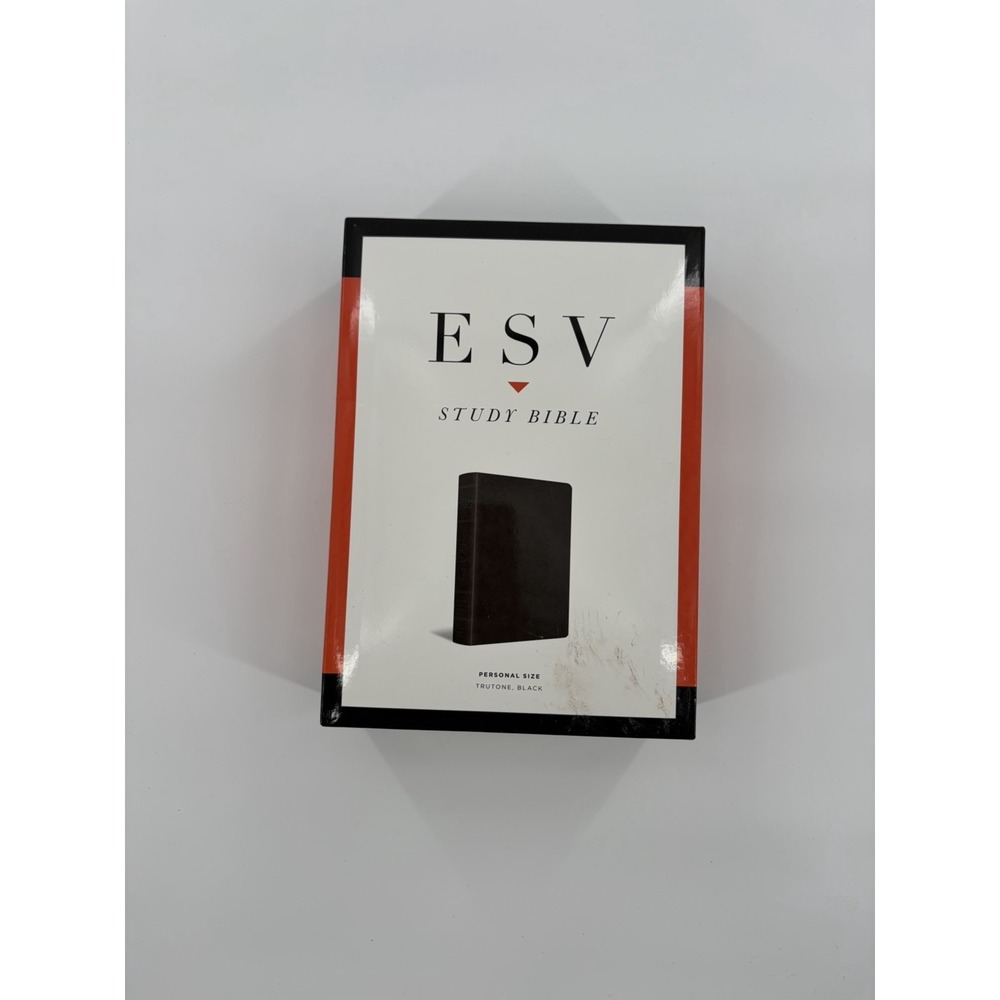 ESV Study Bible Personal Size TruTone Black Crossway w/ Box 9781433552830